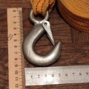 Трос буксировочный с одним крюком