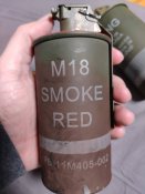 ММГ димових гранат США м18 ( жовта та червона)