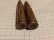 2 учебних патрона 7.62х39