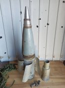 Хвостовой стабилизатор, головная часть и зажигательный суббоеприпас рсзв,, град,,от снаряда рсзв