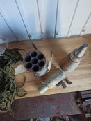 Хвостовой стабилизатор, головная часть и зажигательный суббоеприпас рсзв,, град,,от снаряда рсзв