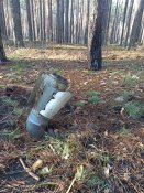 Хвостовой стабилизатор, головная часть и зажигательный суббоеприпас рсзв,, град,,от снаряда рсзв