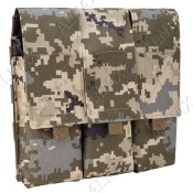 MOLLE строенный подсумок АК, ММ-14 пиксель
