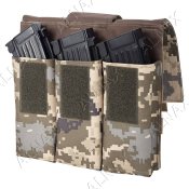 MOLLE строенный подсумок АК, ММ-14 пиксель