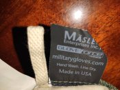 Перчатки армейские USA, зимние, огнестойкие, CWF Glowe 75N L