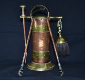 Каминный,печной набор для чистки. Медь ,латунь.