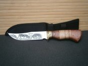 Ніж мисливський Лось 3386 з чохлом 28 см