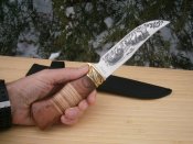 Ніж мисливський Лось 3386 з чохлом 28 см