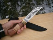 Ніж мисливський Лось 3386 з чохлом 28 см