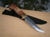 Ніж мисливський Лось 3386 з чохлом 28 см