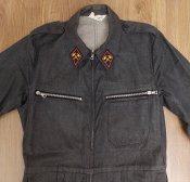 Комбинезон пожарника+петлицы, комбез, размер 48, хлопок, б/у, пожежник Швейцария