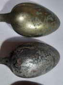 Ложки столовые, латунь, 6шт.