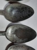 Ложки столовые, латунь, 6шт.