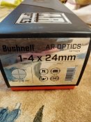 Bushnell AR Optics 1-4x24. Сітка Drop Zone-223