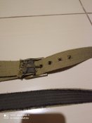 Пояс , ремінь текстильний кольору хакі,олива 112 см.