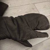 Рукавицы трёхпалые на меху