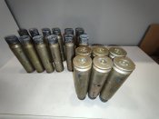 Гільзи 30 мм від бмп , (18 шт в лоті)