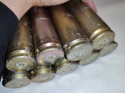 Гільзи 30 мм від бмп , (9 шт в лоті)