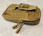 Універсальний підсумок для телефону, ліхтаря, документів - Tan