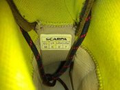 Ботинки треккинговым Scarpa р-р. 38-й (24 см)