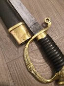 Шашка офіцера артилерії періоду громадянської війни