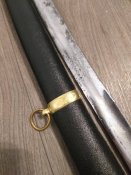 Шашка офіцера артилерії періоду громадянської війни