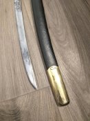 Шашка офіцера артилерії періоду громадянської війни
