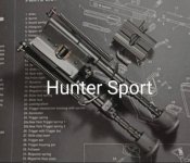 Телескопические сошки Harris Bipod 1a2-Brm, 15-23 см,на Weaver/picatiny/антабку,для АК/AR15. Аналог