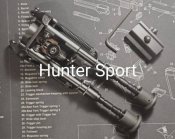 Телескопические сошки Harris Bipod 1a2-Brm, 15-23 см,на Weaver/picatiny/антабку,для АК/AR15. Аналог