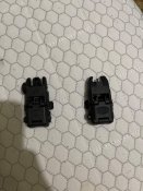 Magpul MBUS Sight, мушка и целик