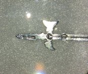 Кілтпін брошка "Алебарда" Scottish kilt pin