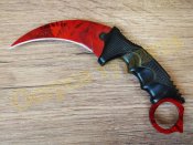 Нож керамбит Blood Red с чехлом  CS:GO
