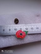Значок  червоний мак 1918-2018р.( Символ пам'яті першої світової війни)