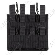 MOLLE двойной открытый подсумок, черный