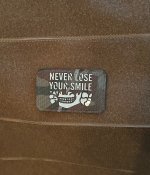 Морал патч «Never lose your smile» lasercut mc/gl