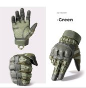 Тактичні військові рукавички із закритими пальцями Olive XL як M/L