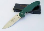 Ніж Ontario Rat Folder Криса Model 1 Green Satin