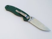 Ніж Ontario Rat Folder Криса Model 1 Green Satin