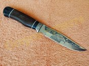 Нож охотничий туристический Орел сталь 65х13 с чехлом 27.5 см