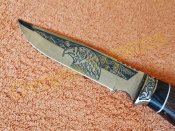 Нож охотничий туристический Орел сталь 65х13 с чехлом 27.5 см