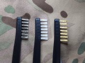 Щітки для чищення зброї 3 шт.