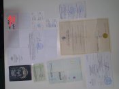 Паспорт, довідка про участь в сво, страховий поліс, повістка, відпускний квиток, білети на літак та інші особисті документи орка