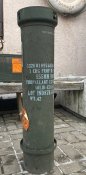 Тубус від снаряду 155мм калібру.