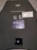 Керамічні бронепластини клас 6 США в бронежилет ESAPI - X-Large (stand alone 7.62 APM2) XL