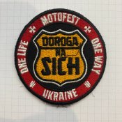 Шеврон патч нашивка Motofest Doroga na...