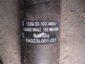 Тубус від 155мм метального заряду