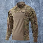Бойова сорочка армії США (UBACS) - вогнестійка - Advanced Combat SHIRT 1/4 zip Multicam - L (1 шт.)