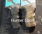 Рукоятка пистолетная Fab Defense AGR43 Black для M16\M4\AR15. Оригинал (2 шт.)