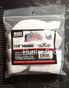 Патчи Pro Shot USA квадратные, для чистки 5,45/.22/.223 cal. AR15. 500 шт/уп.