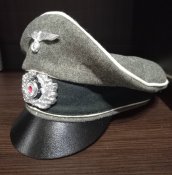 Фуражка вермахт  розміри .58. 59